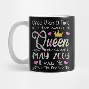 Girls 17th Birthday Queen May 2003 Queen Birthday Mug